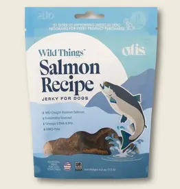 OTIS DOG WILD THINGS SALMON JERKY - 4 OZ