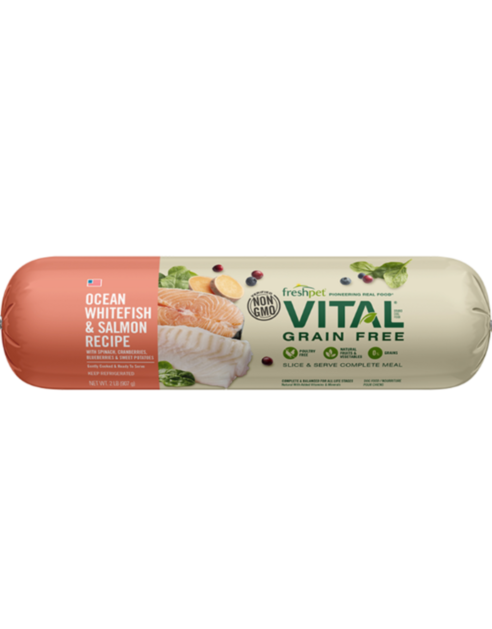 FreshPet Dog Vital Grain Free Salmon - 2 LB
