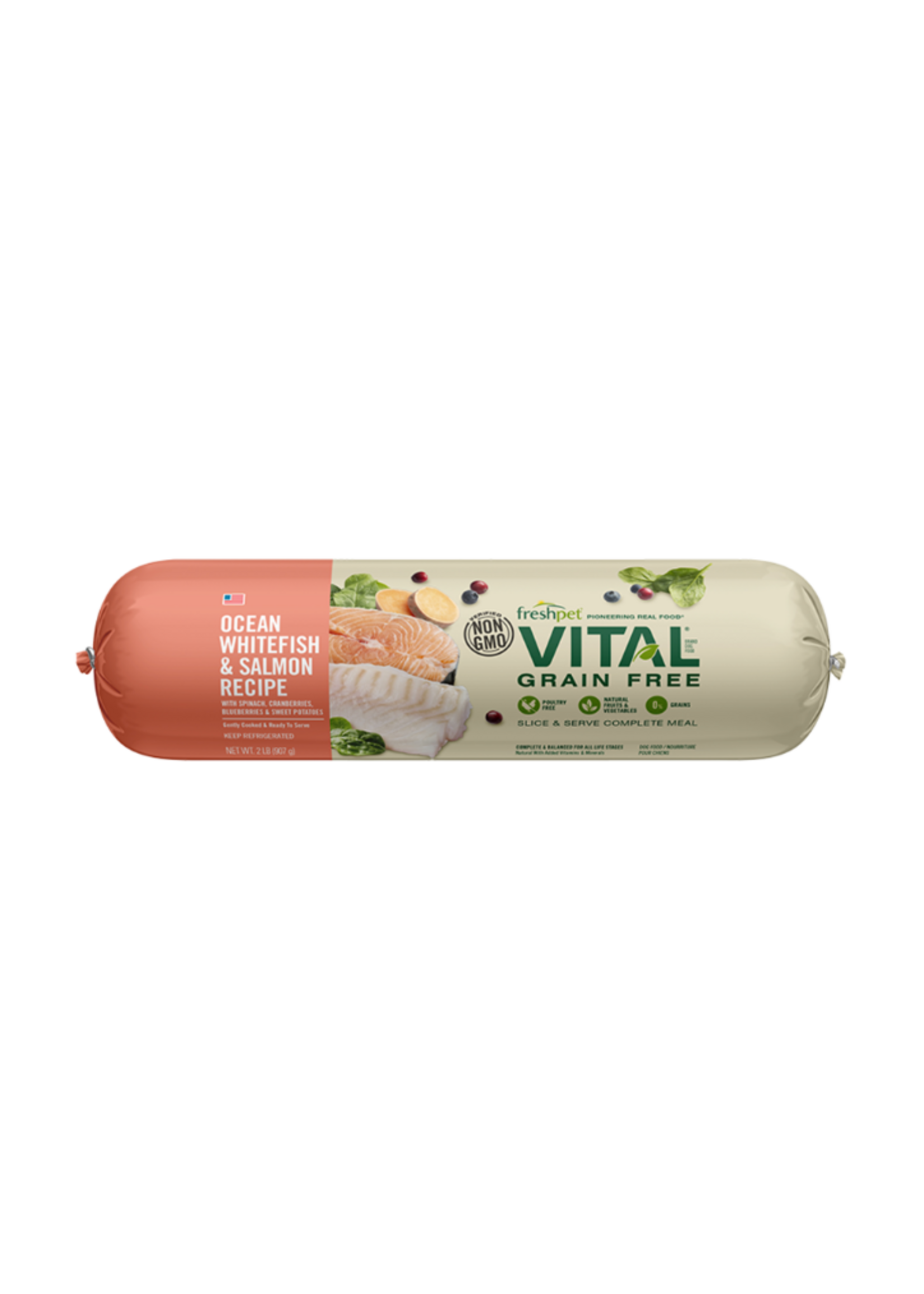 FreshPet Dog Vital Grain Free Salmon - 2 LB