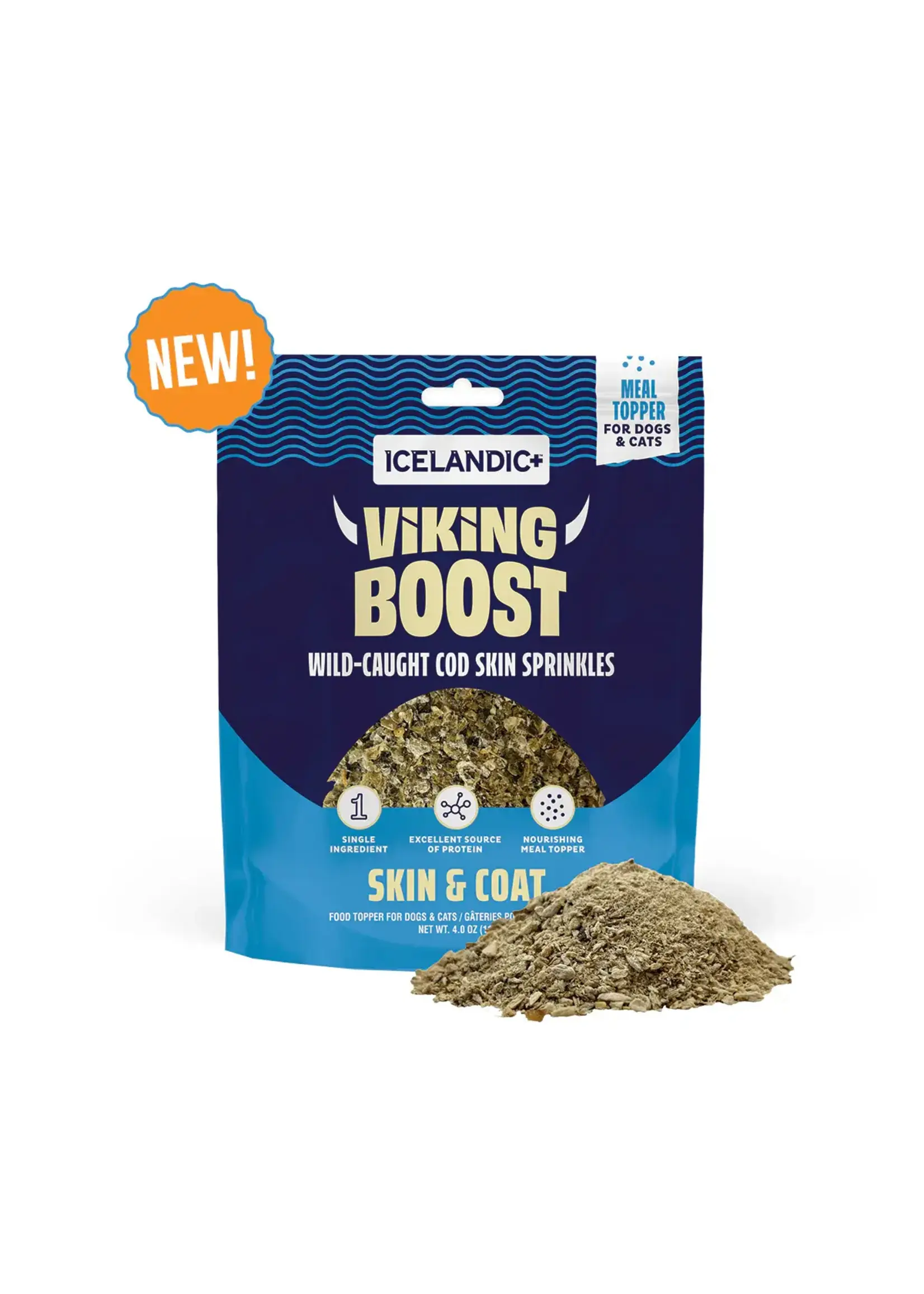 Icelandic+ Icelandic+ Viking Boost Cod Skin Sprinkles Skin & Coat Topper - 4 oz