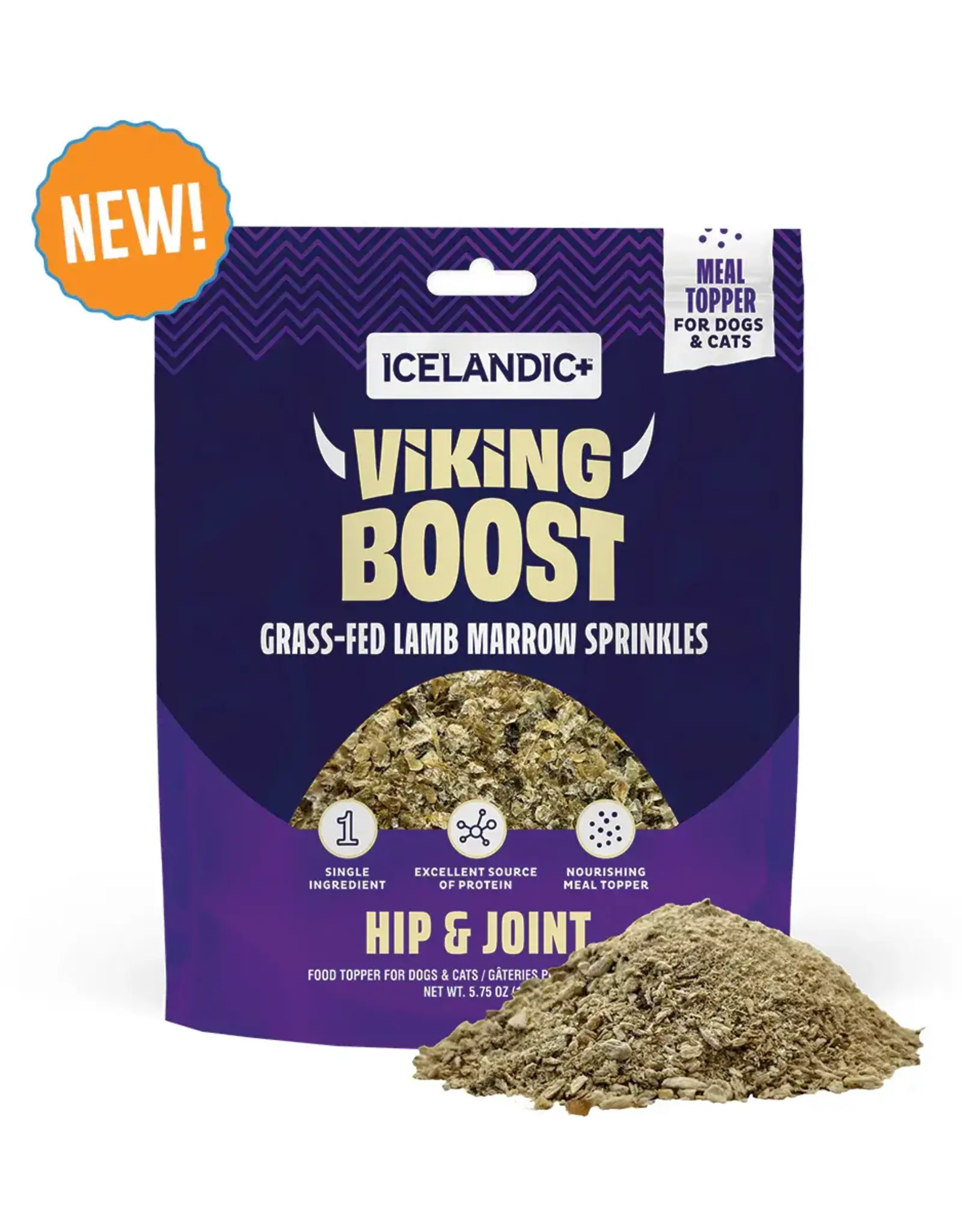 Icelandic+ Icelandic+ Viking Boost Lamb Marrow Sprinkles Hip & Joint Topper - 4 oz