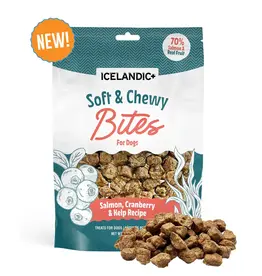 Icelandic+ Icelandic+ Soft & Chewy Bites Salmon Cranberry, & Kelp - 2.82 oz
