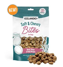 Icelandic+ Icelandic+ Soft & Chewy Bites Beef, Plum, & Kelp Dog Treats - 2.82 oz