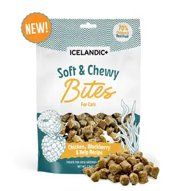 Icelandic+ Icelandic+ Soft & Chewy Bites Chicken, Blackberry, & Kelp Cat Treats - 1.8 oz