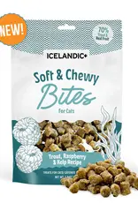 Icelandic+ Icelandic+ Soft & Chewy Bites Trout, Raspberry, & Kelp Cat Treats - 1.8 oz