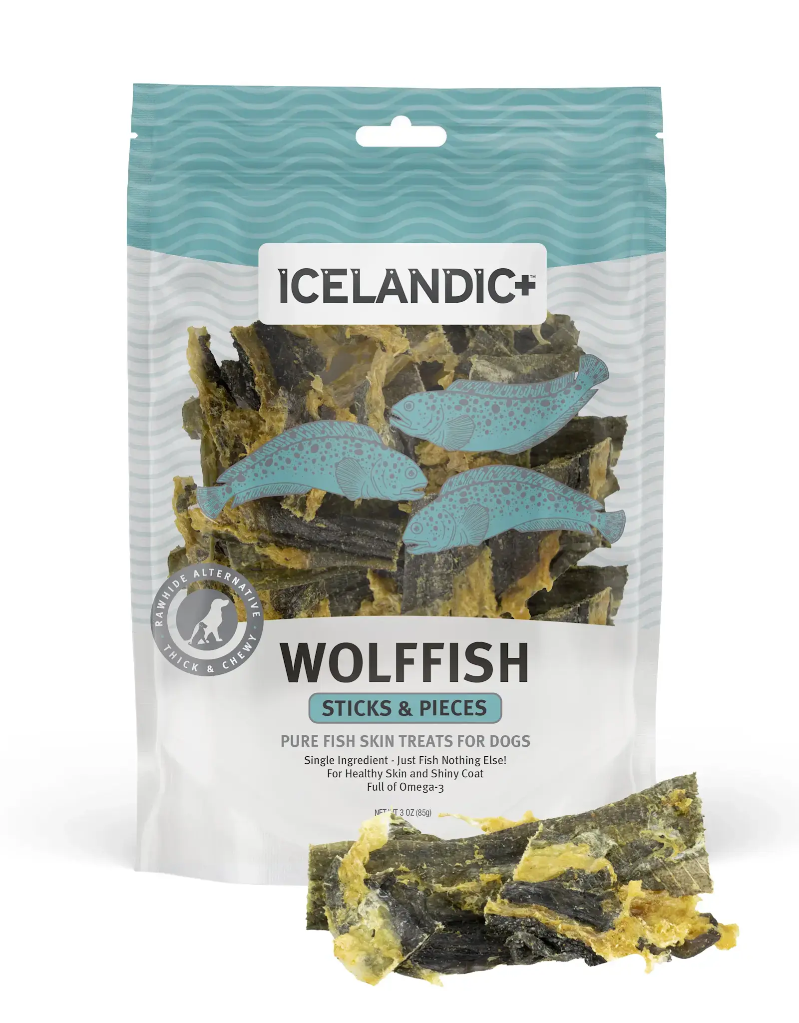 Icelandic+ Icelandic+ Wolffish Sticks & Pieces 3 oz.