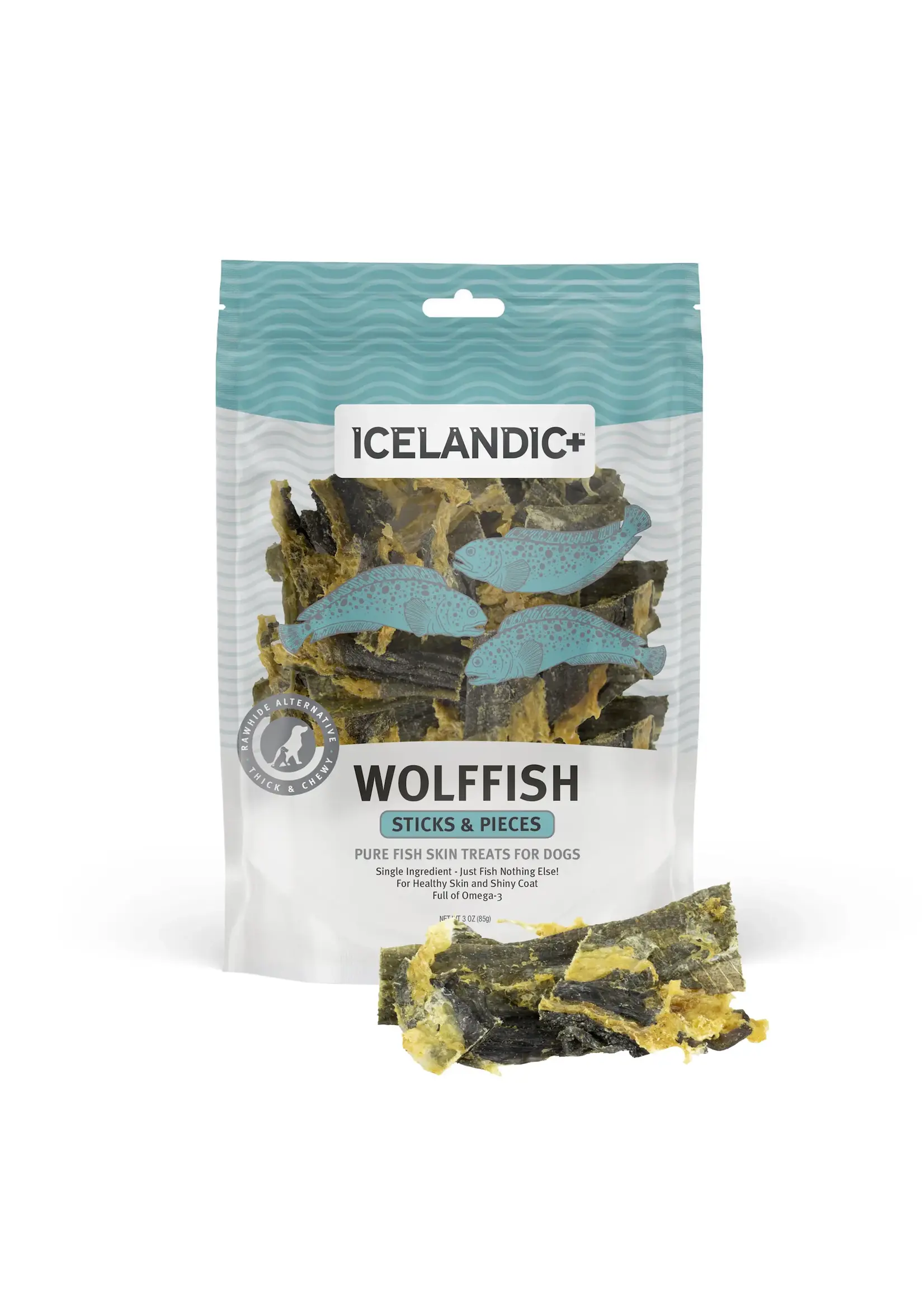 Icelandic+ Icelandic+ Wolffish Sticks & Pieces 3 oz.