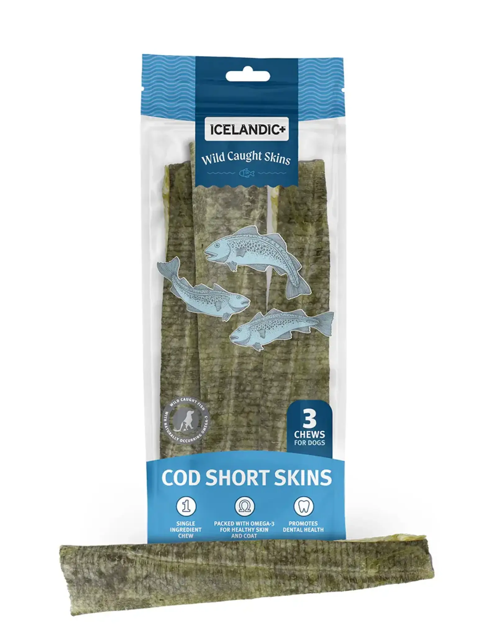 Icelandic+ Icelandic+ Cod Short Skins 8-10" - 3 Count