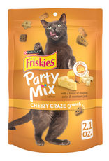 Friskies Purina Friskies Cat Treats Party Mix Cheezey Craze 2.1 oz