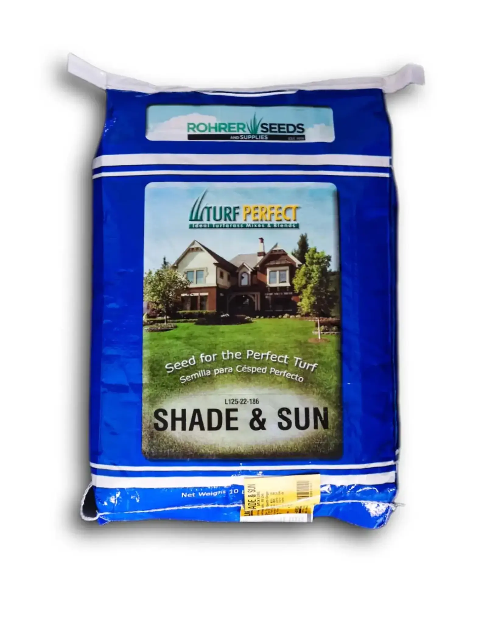 Rohrer Seeds Turf Perfect Shade & Sun Grass Seed Lawn Mix - 10 lb