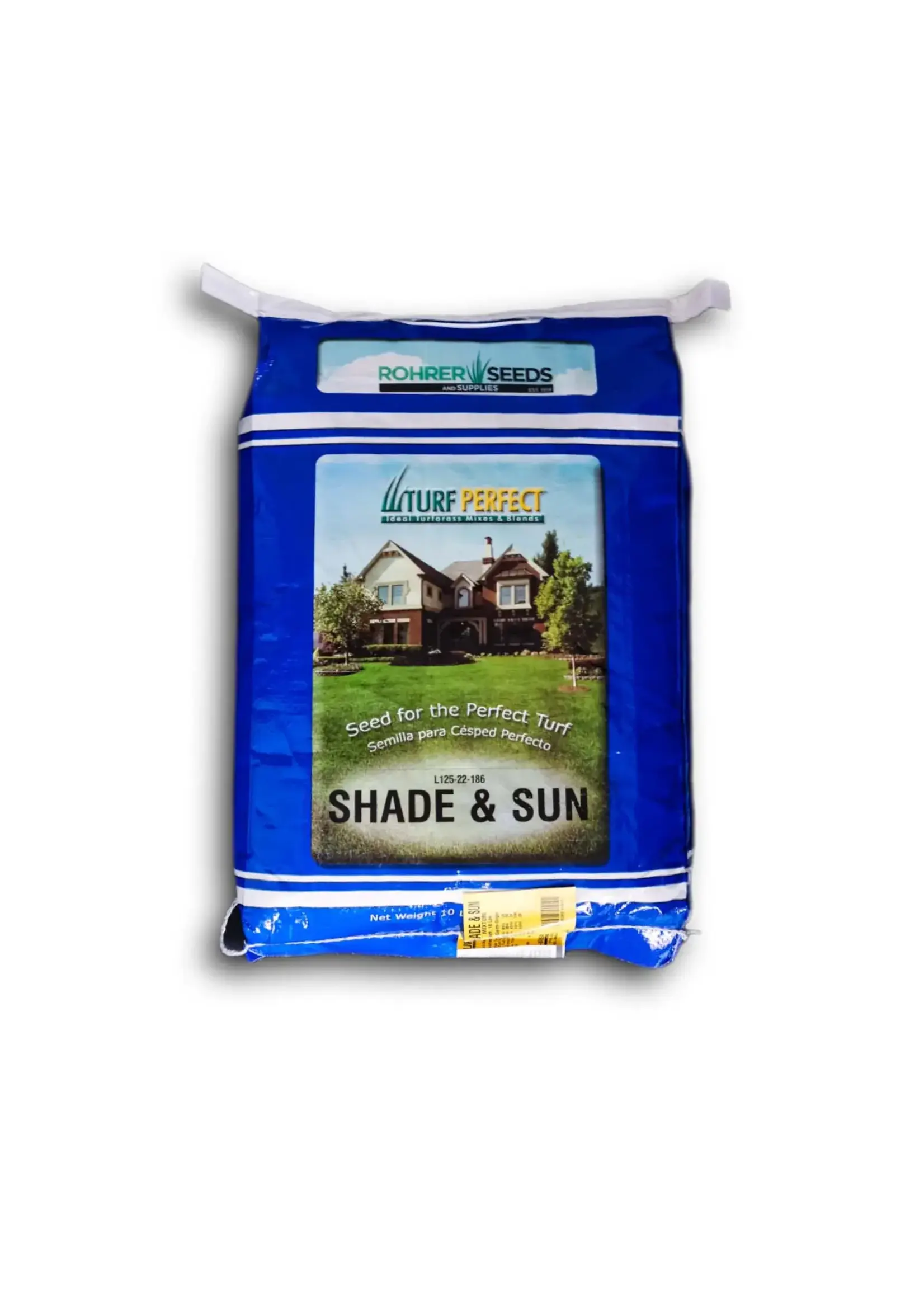 Rohrer Seeds Turf Perfect Shade & Sun Grass Seed Lawn Mix - 10 lb