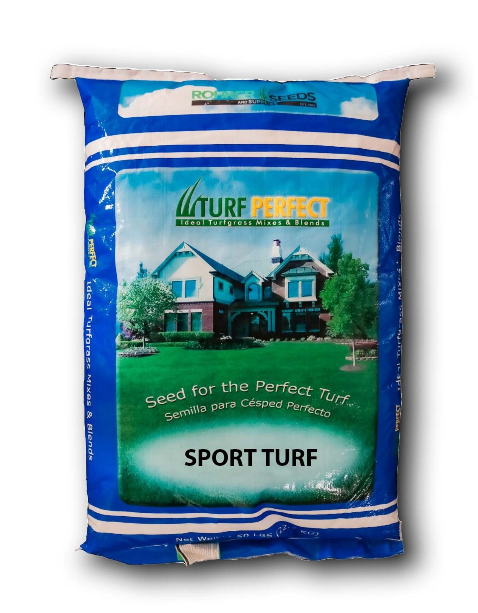 Rohrer Seeds Turf Perfect Sport Turf Grass Seed Lawn Mix - 50 lb
