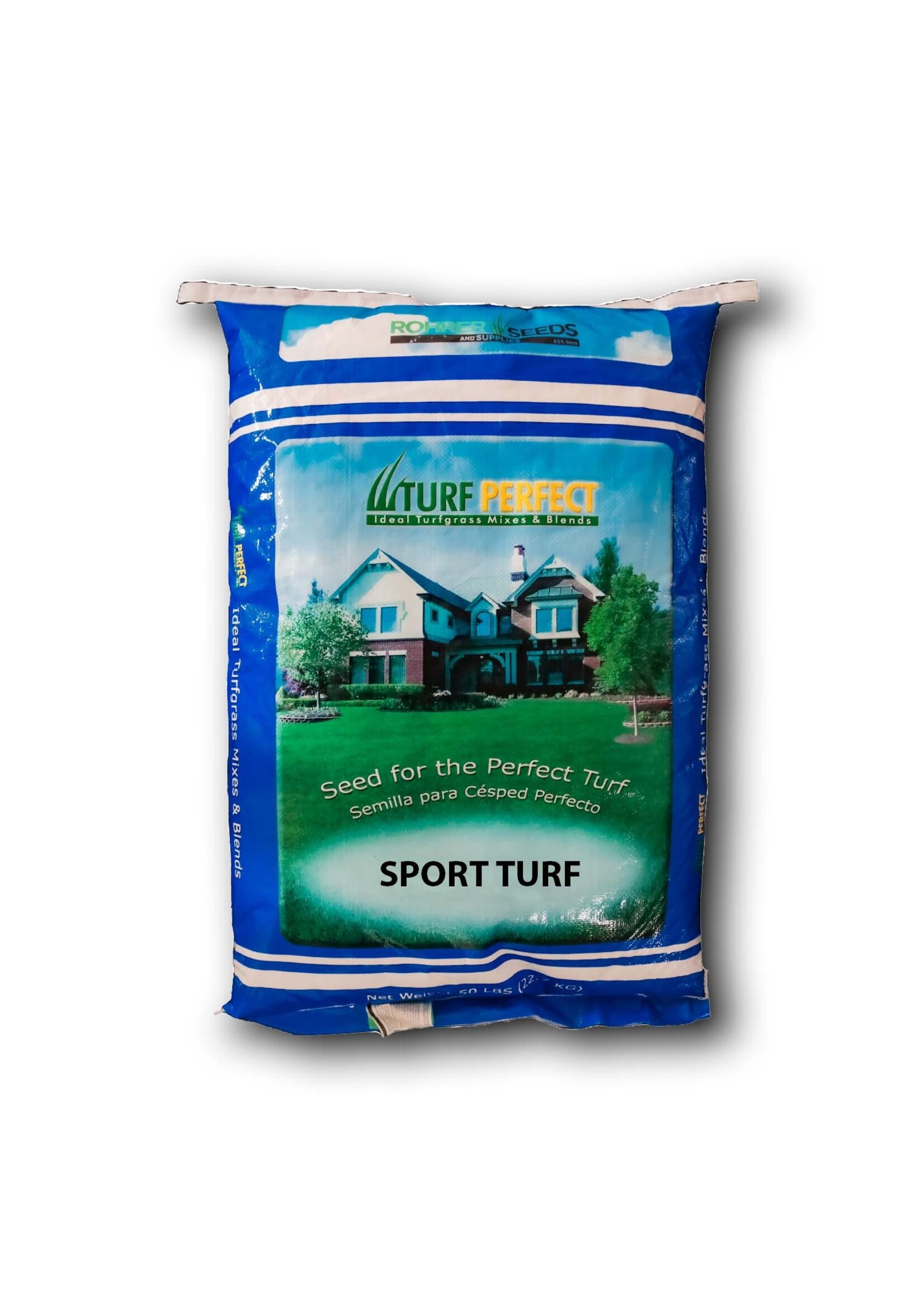 Rohrer Seeds Turf Perfect Sport Turf Grass Seed Lawn Mix - 50 lb