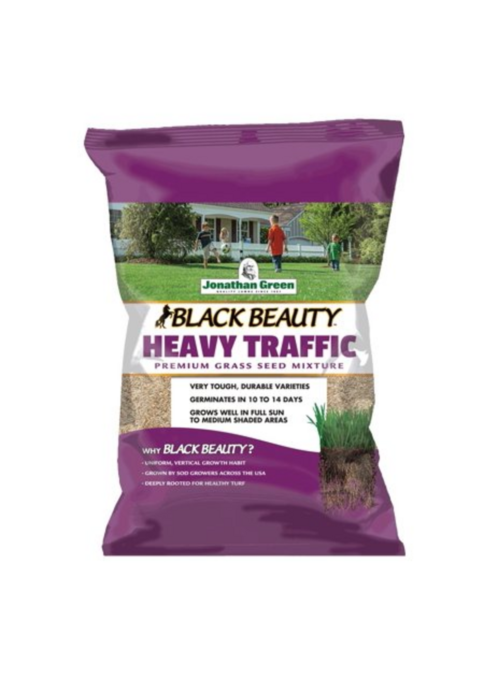 Jonathan Green Jonathan Green Black Beauty Heavy Traffic Grass Seed - 25 lb