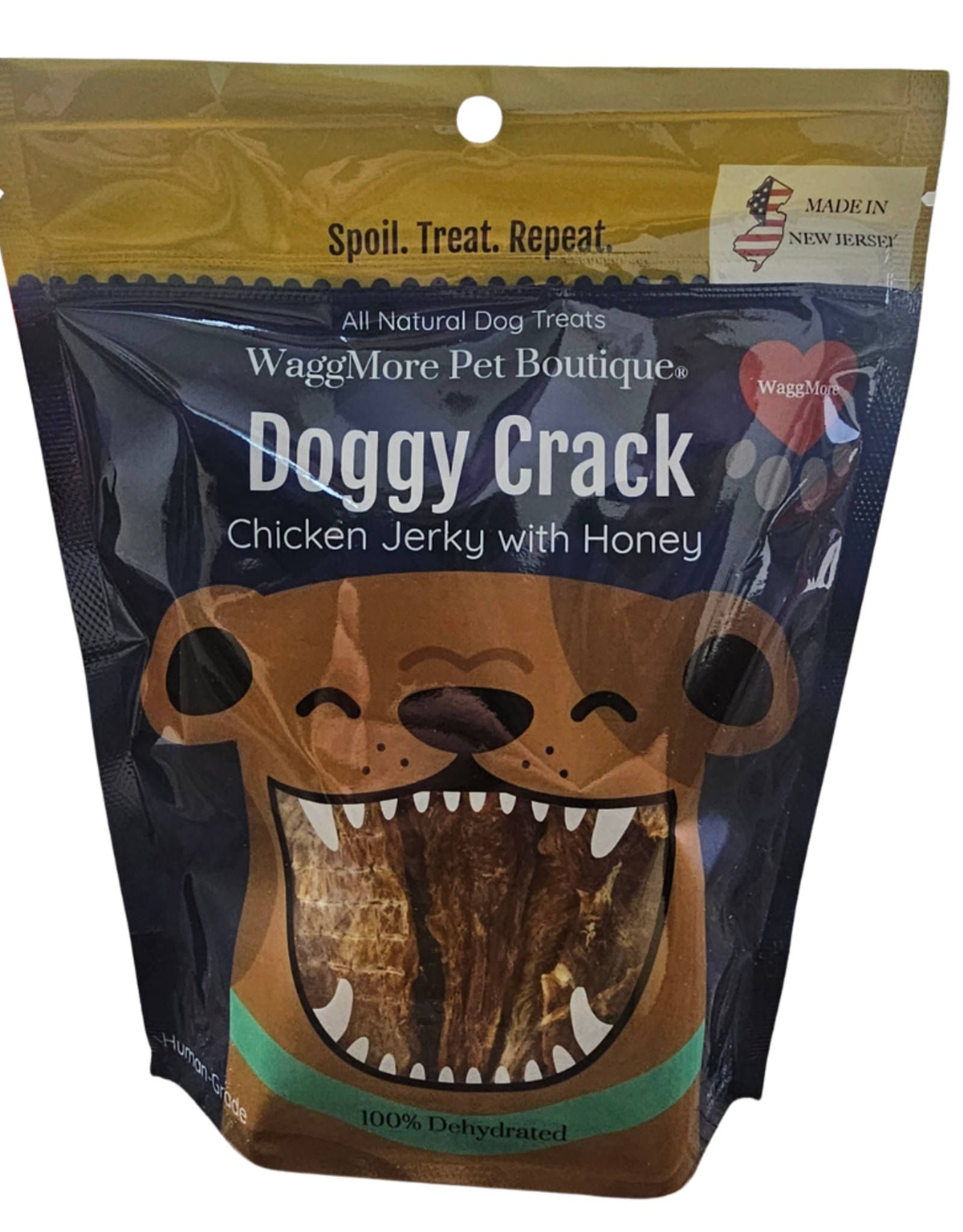 Waggmore Doggy Crack Chicken Jerky with Honey - 8 oz