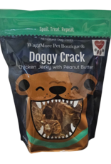 Waggmore Doggy Crack Chicken Jerky with Peanut Butter - 8 oz