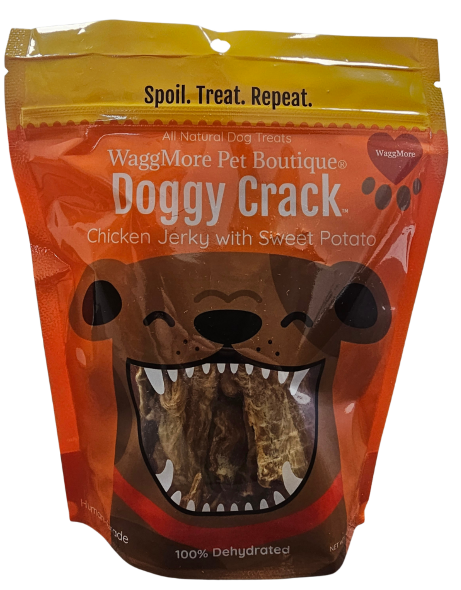 Waggmore Doggy Crack Chicken Jerky with Sweet Potato - 8 oz