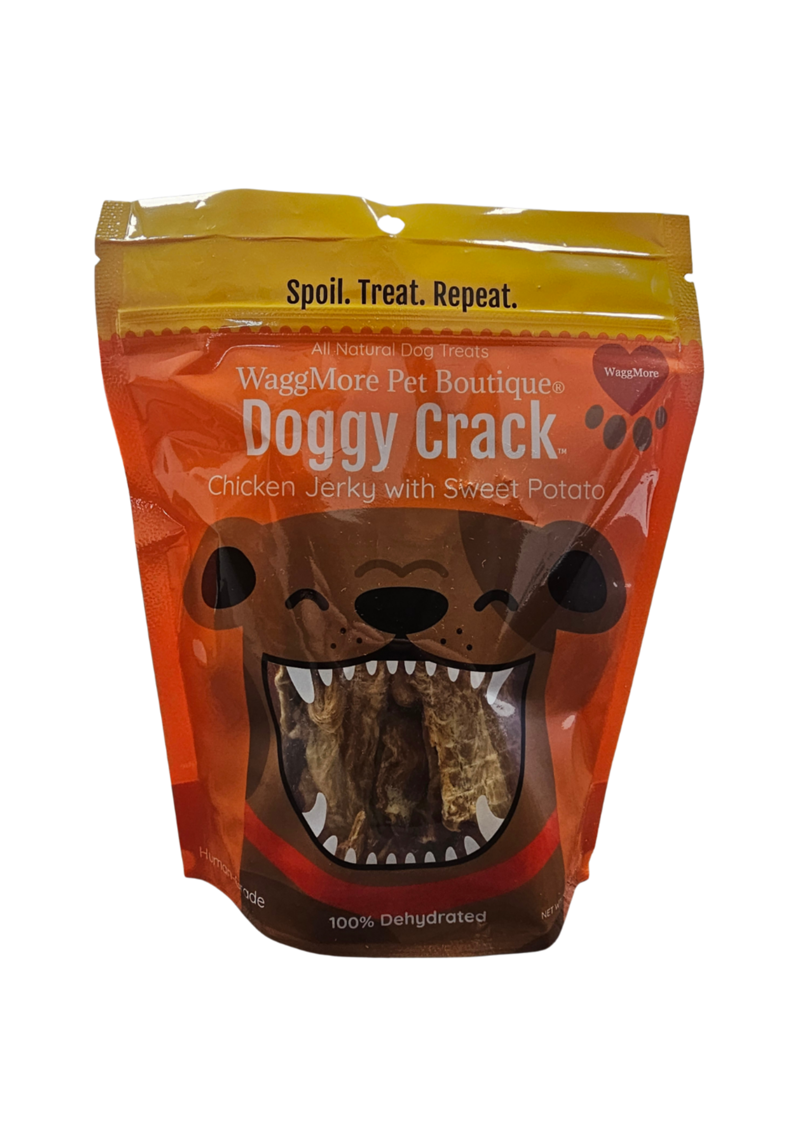Waggmore Doggy Crack Chicken Jerky with Sweet Potato - 8 oz