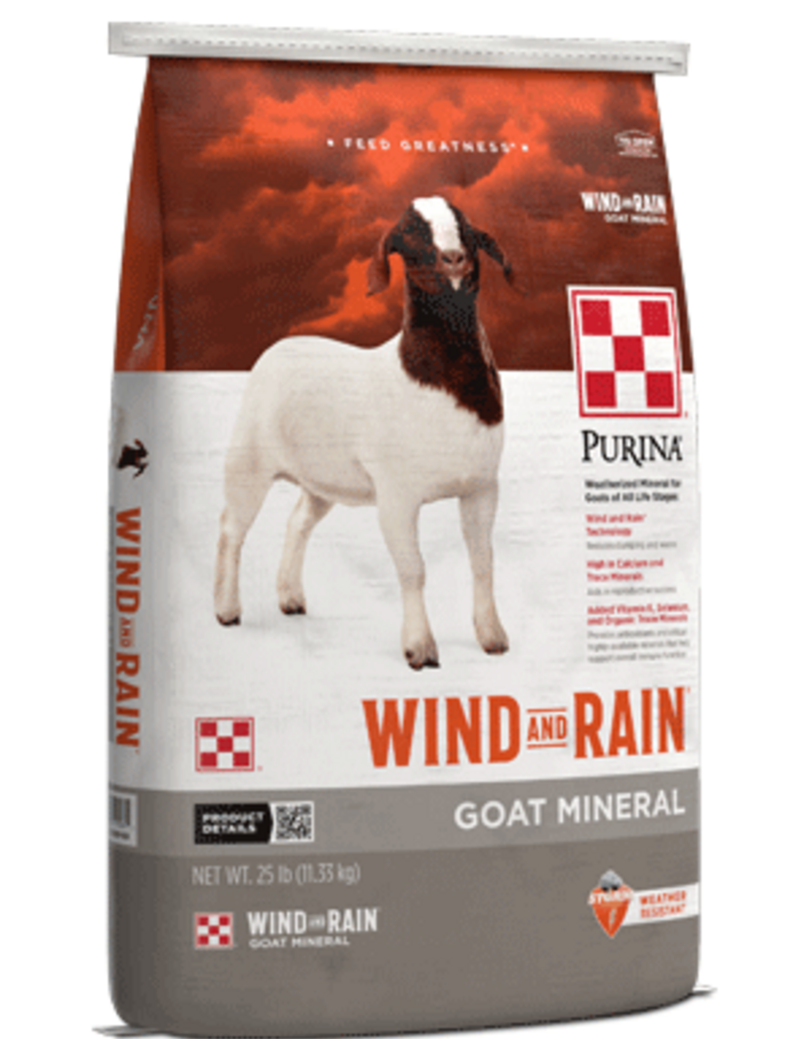 Purina Mills Purina Mills Goat Mineral Wind and Rain - 25 lb