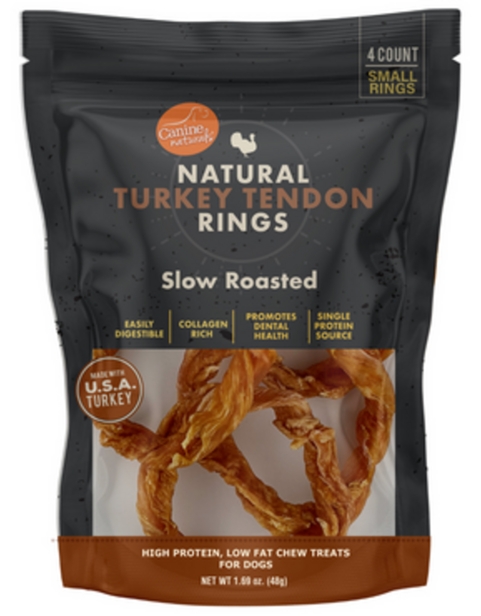 Canine Naturals Canine Naturals Turkey Tendon Small Rings - 4 count, 1.69 oz