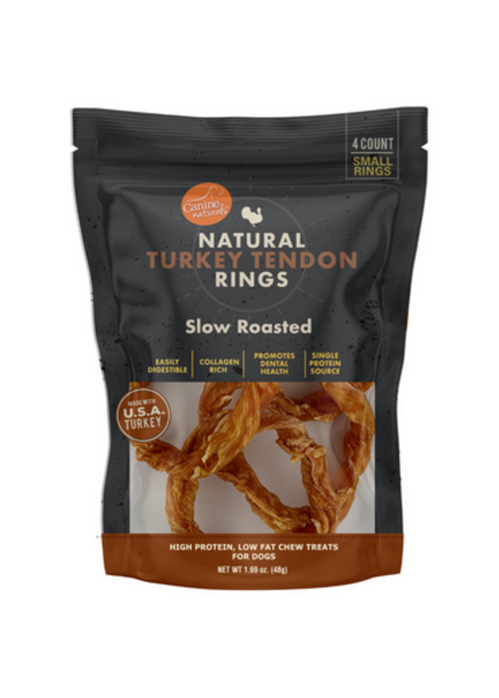 Canine Naturals Canine Naturals Turkey Tendon Small Rings - 4 count, 1.69 oz
