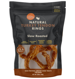 Canine Naturals Canine Naturals Turkey Tendon Small Rings - 4 count, 1.69 oz
