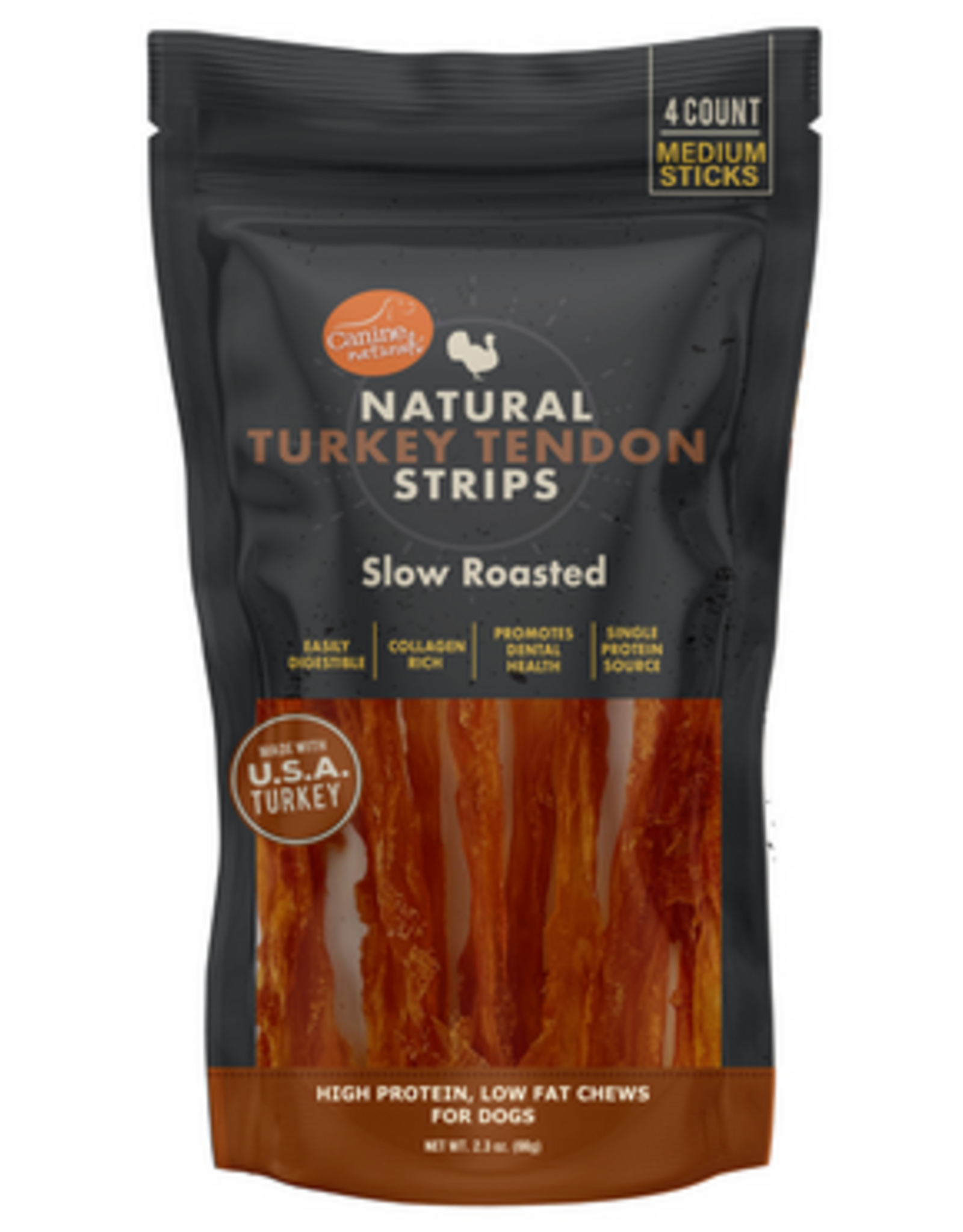 Canine Naturals Canine Naturals Turkey Tendon Strips - 3 oz