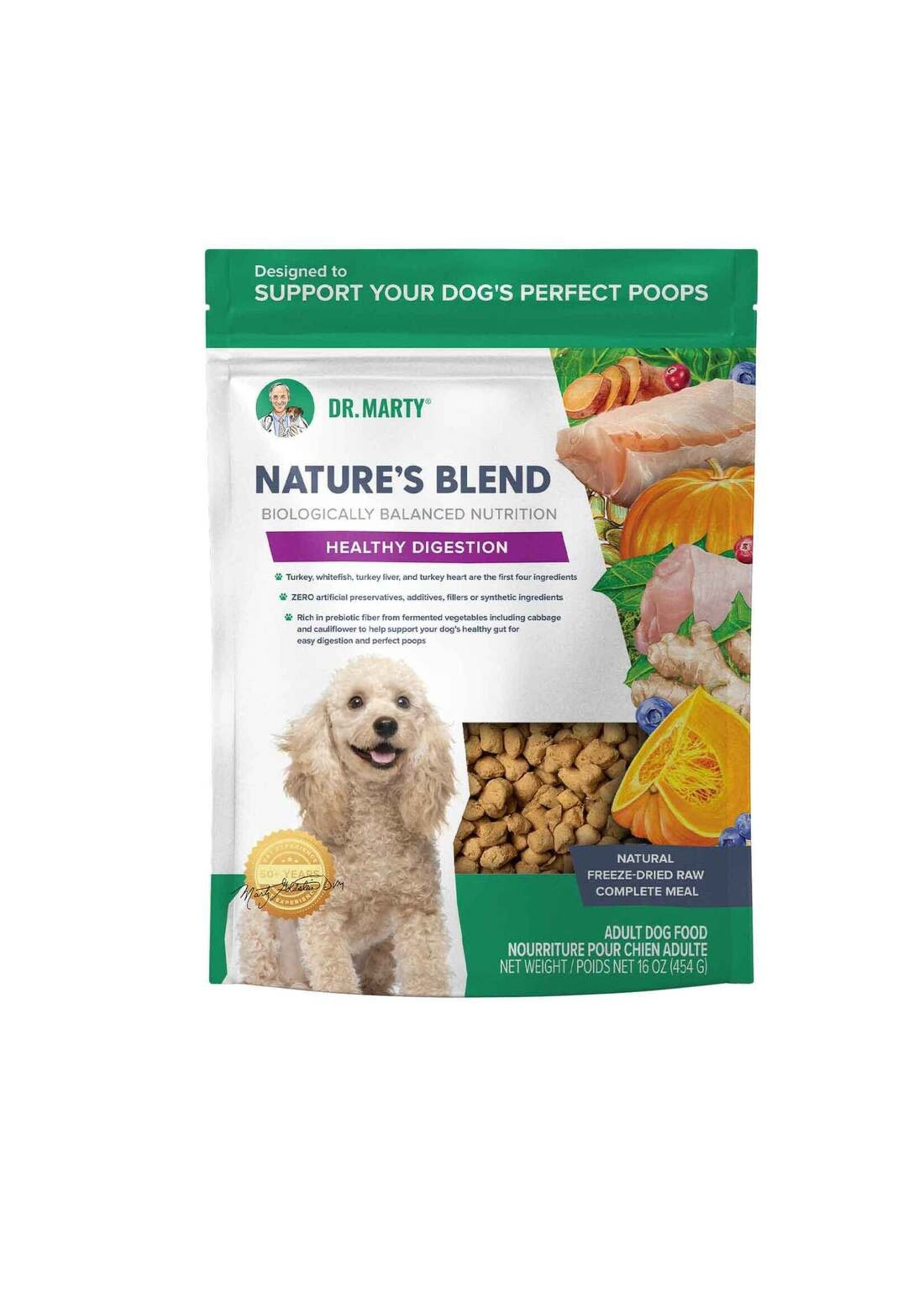 Dr. Marty Dr. Marty Nature's Blend Healthy Digestion Freeze Dried Dog Food - 16 oz