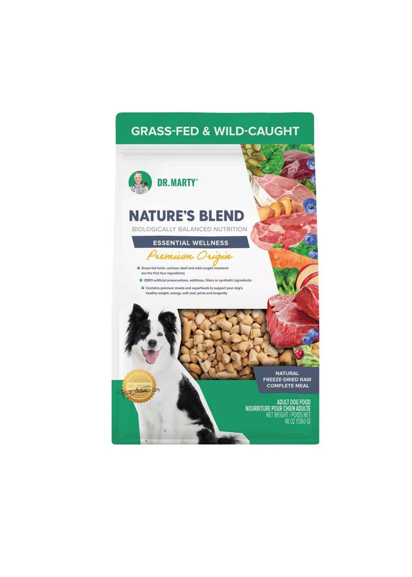 Dr. Marty Dr. Marty Nature's Blend Premium Origin Freeze Dried Dog Food - 48 oz