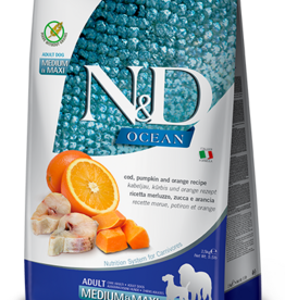 Farmina Farmina N&D Ocean Cod, Pumpkin & Orange Dry Dog Food - 26.4 lb