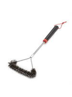 3-Sided Stainless Steel Grill Brush, 18 In.