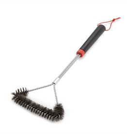 3-Sided Stainless Steel Grill Brush, 18 In.