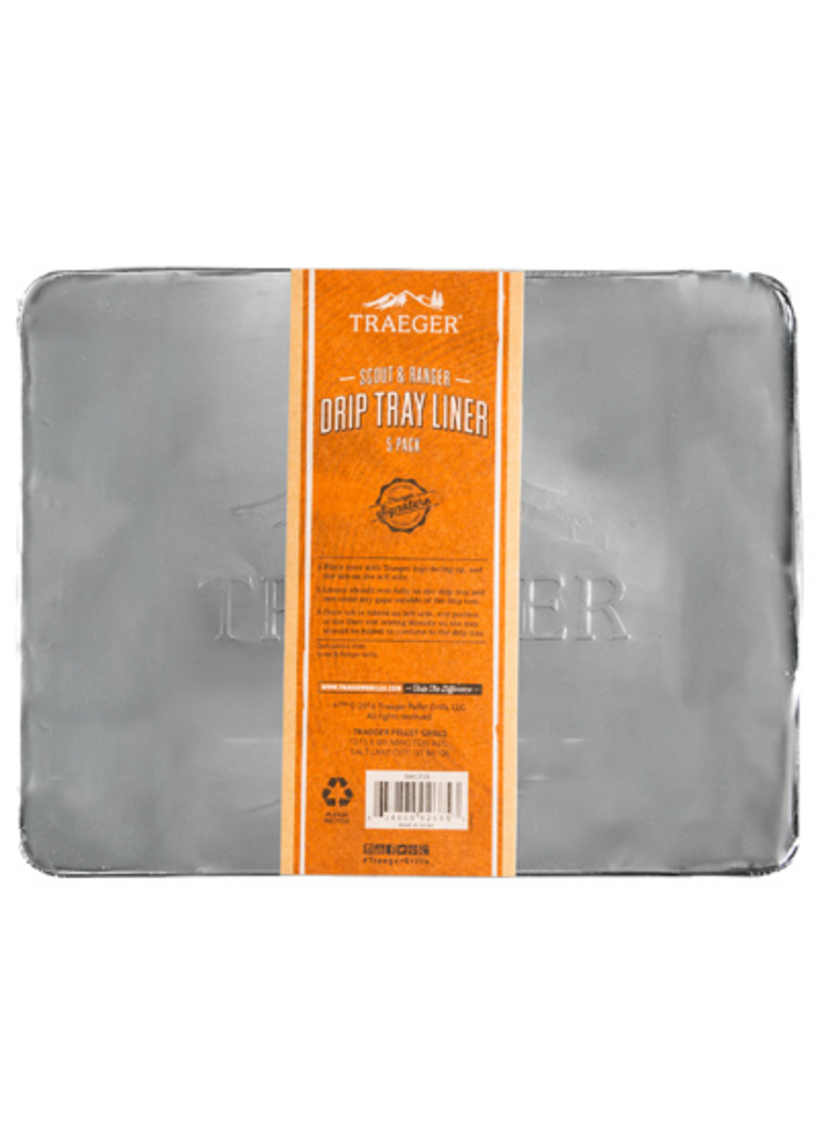 Traeger Grill DRIP TRAY LINER 5 PACK - RANGER/SCOUT