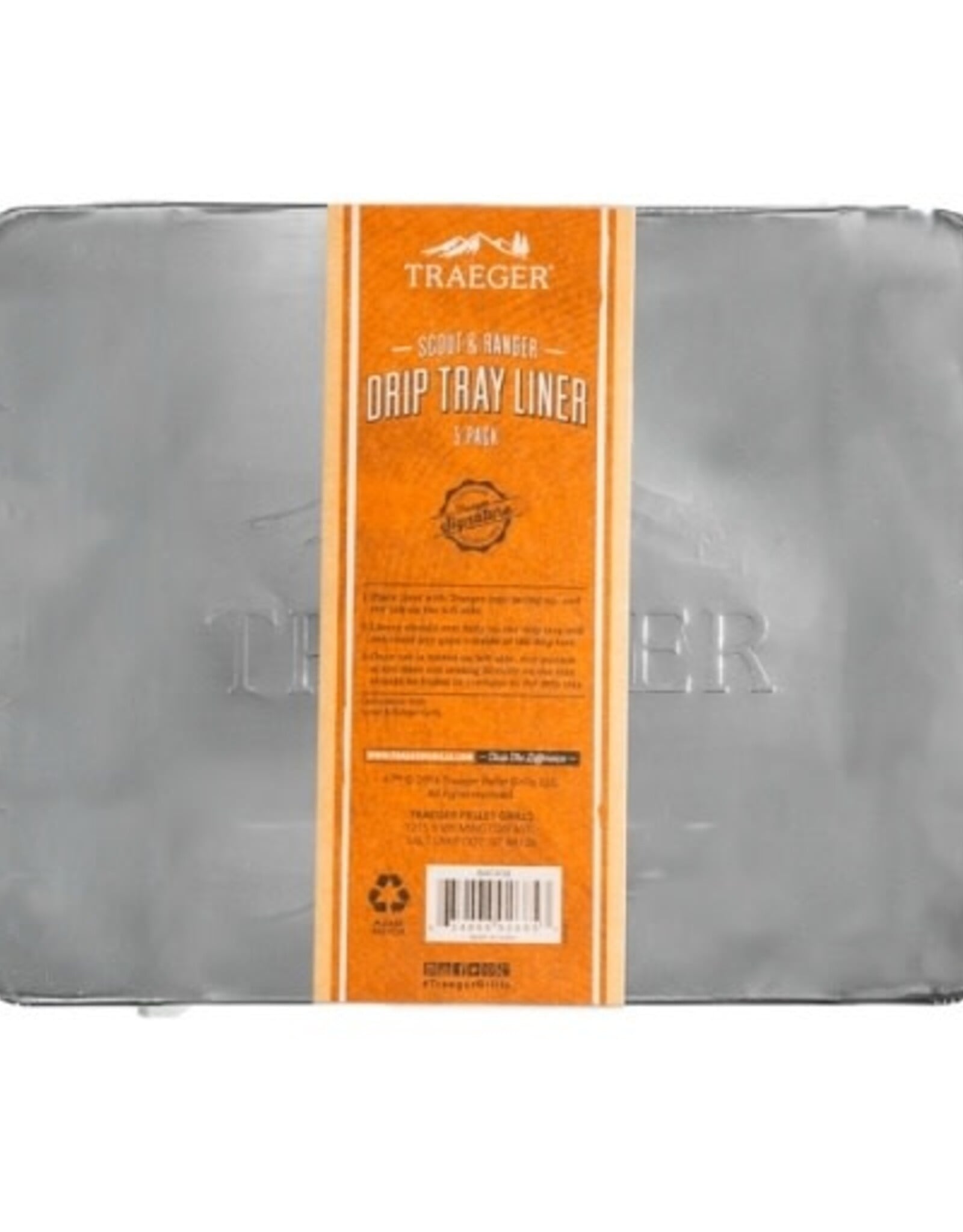 Traeger Grill DRIP TRAY LINER 5 PACK - RANGER/SCOUT