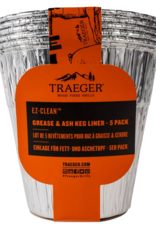 Traeger Grill GREASE & ASH KEG LINER 5 PACK - COMPATIBLE WITH TIMBERLINE, IRONWOOD & FLATROCK