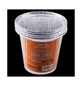 Traeger Grill MINI GREASE BUCKET LINER-5 PACK (Ranger, Scout, PTG)