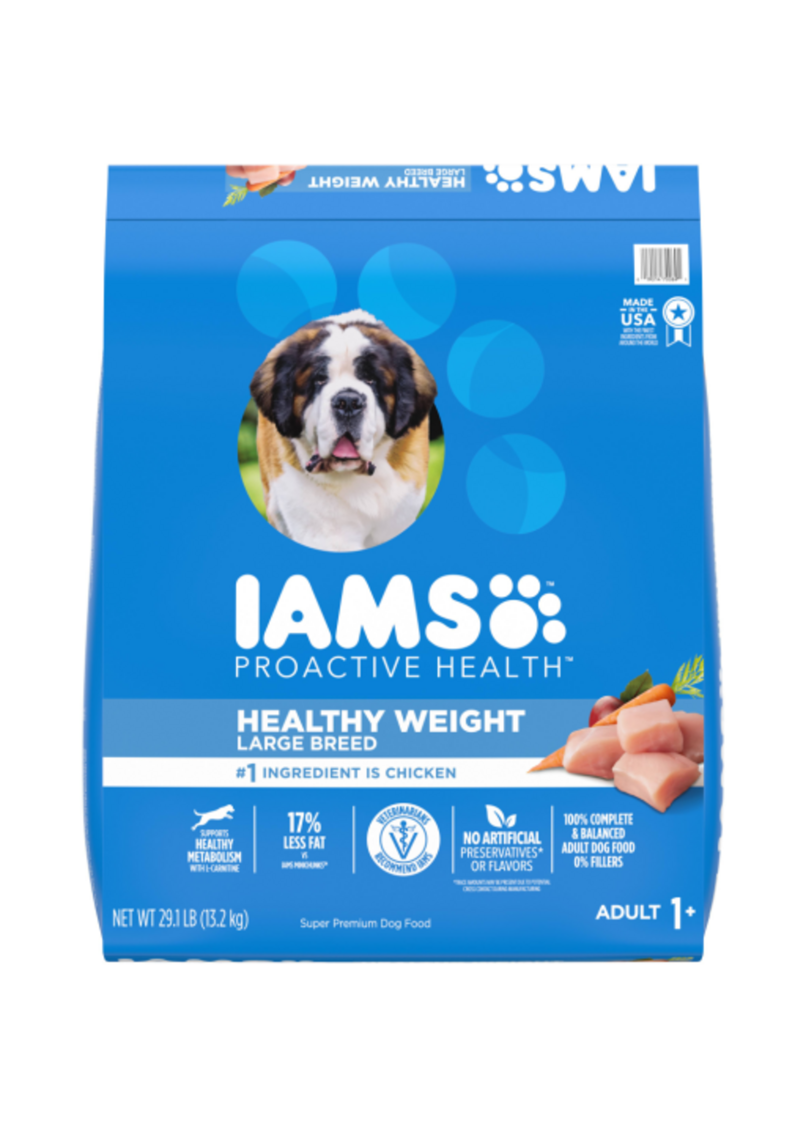 Iams Iams Proactive Health Large Breed Healthy Weight Chicken Dry Dog Food - 29.1 lb