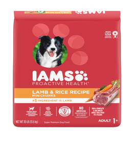 Iams Iams Proactive Health Minichunks Lamb & Rice Dry Dog Food - 30 lb