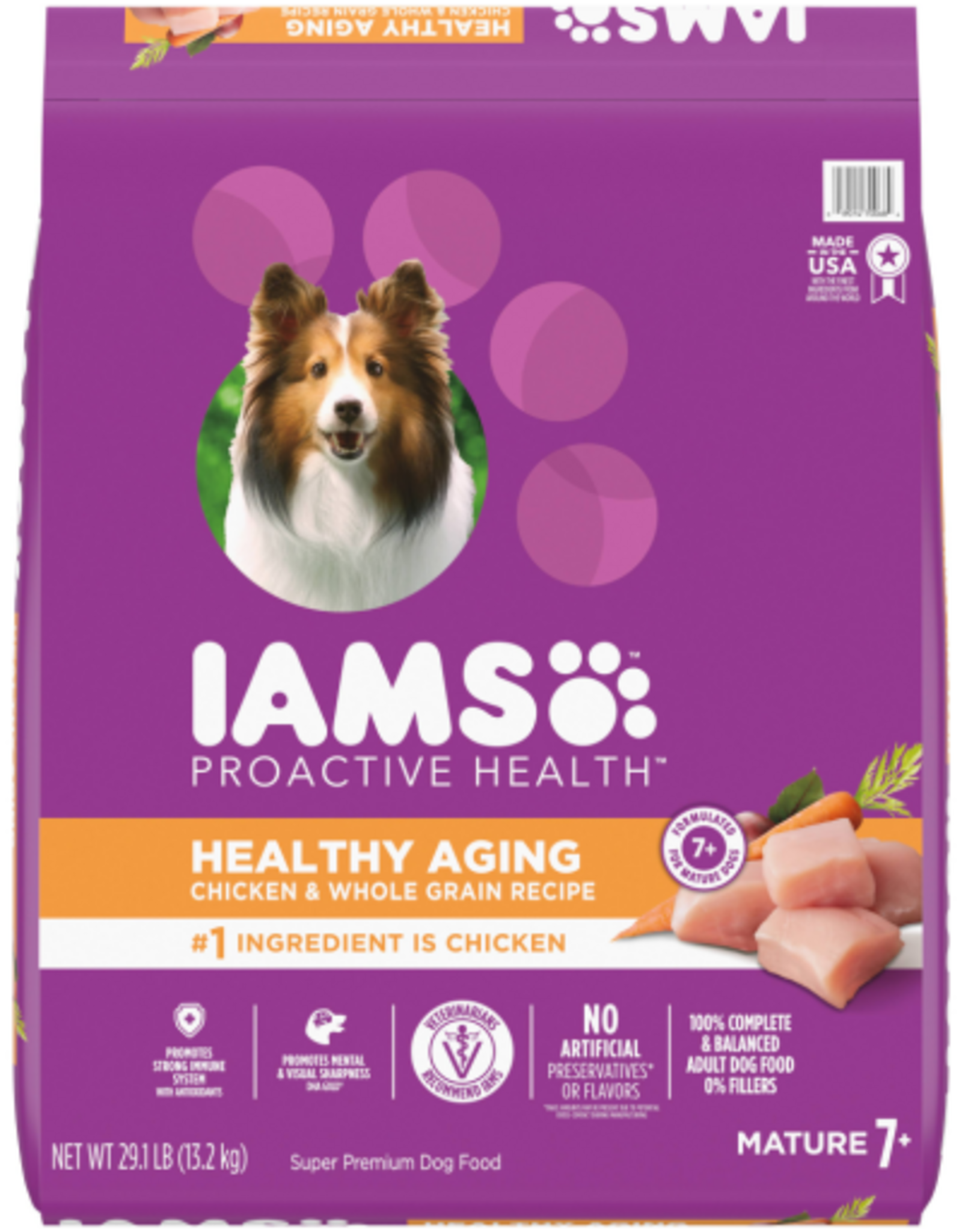 Iams Iams Proactive Health Senior Healthy Aging Chicken Dry Dog Food - 29.1 lb