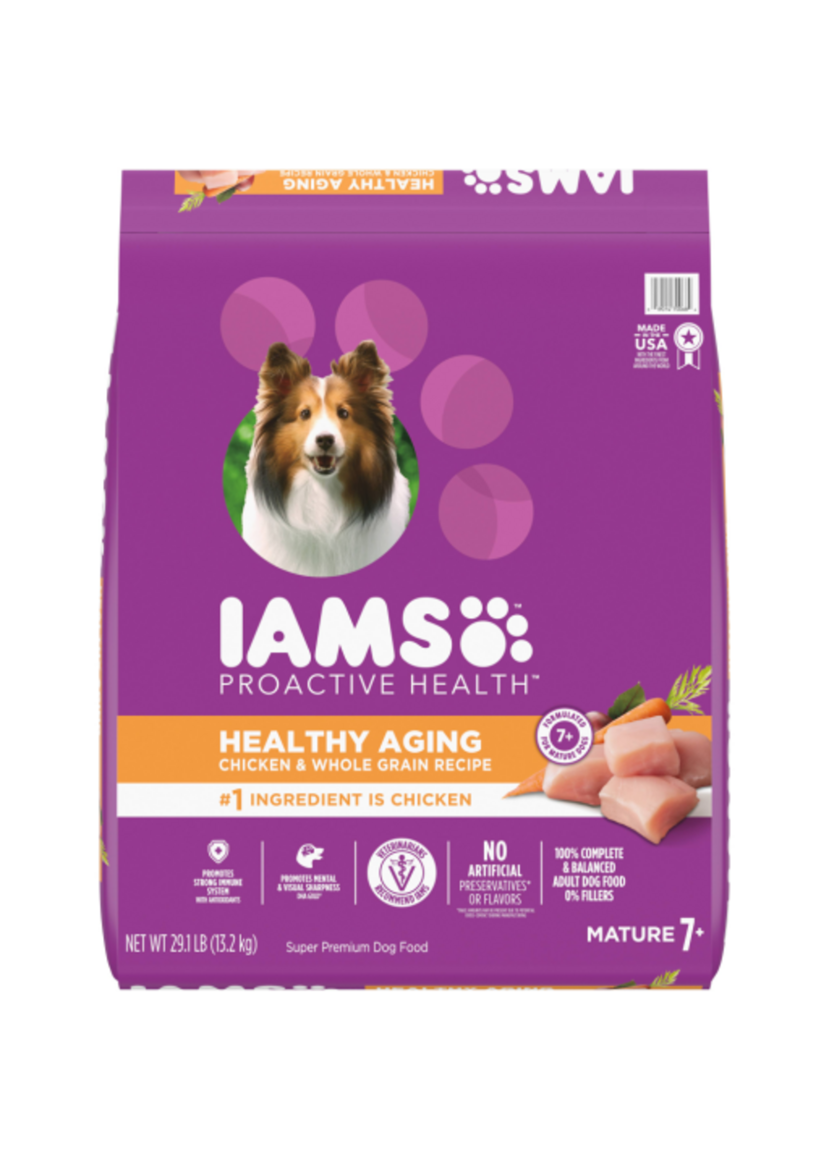 Iams Iams Proactive Health Senior Healthy Aging Chicken Dry Dog Food - 29.1 lb