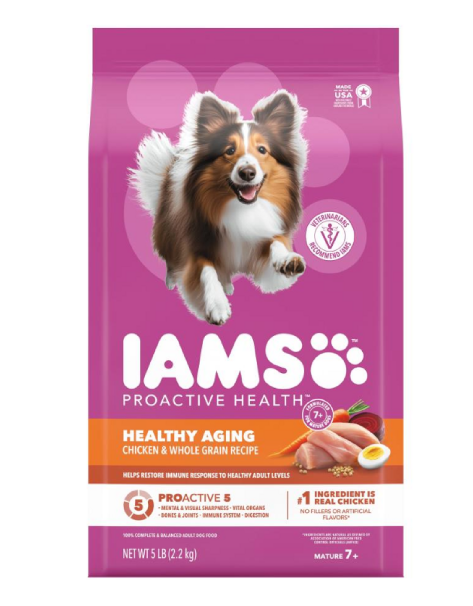 Iams Iams Proactive Health Senior Healthy Aging Chicken Dry Dog Food - 5 lb