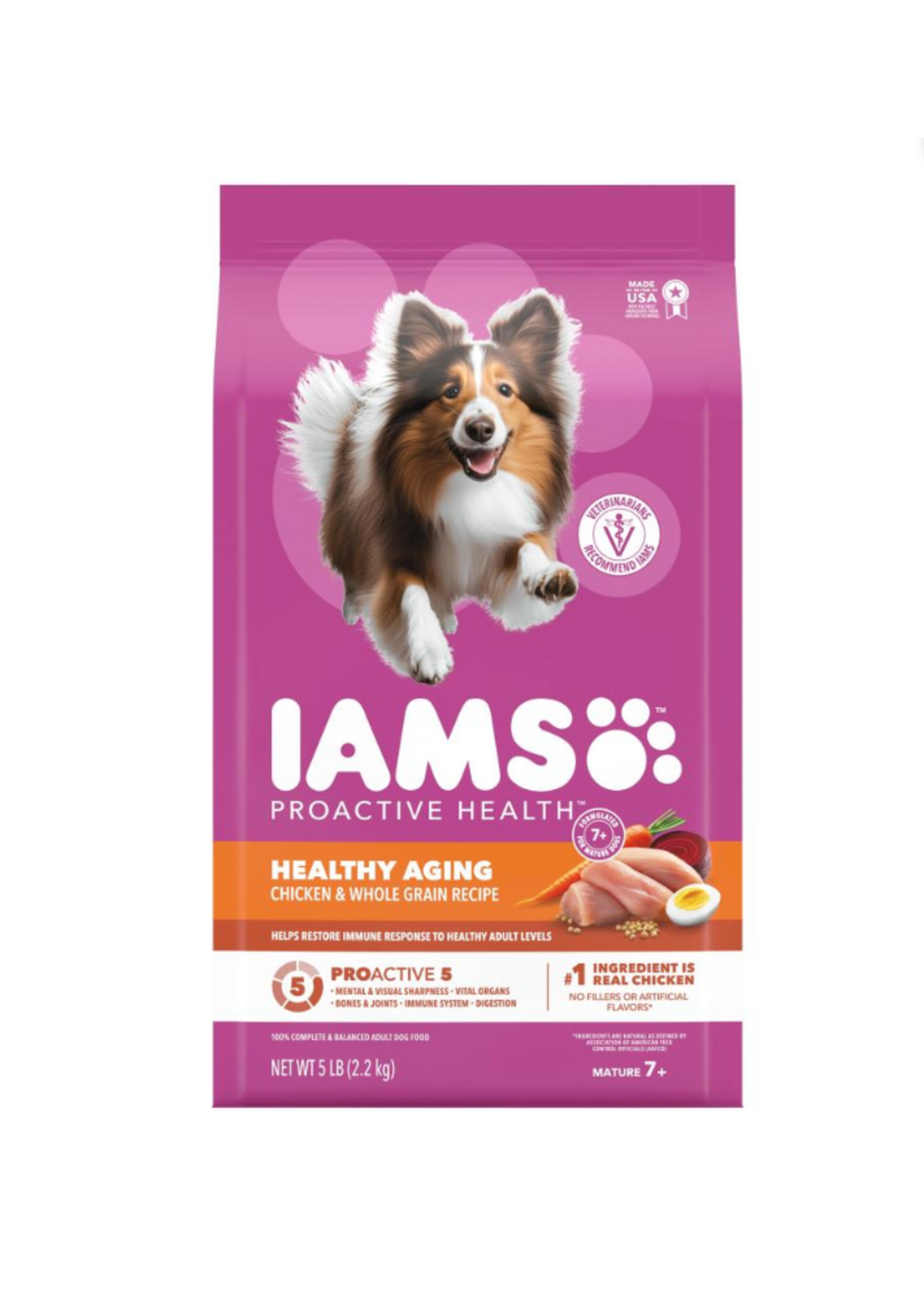 Iams Iams Proactive Health Senior Healthy Aging Chicken Dry Dog Food - 5 lb