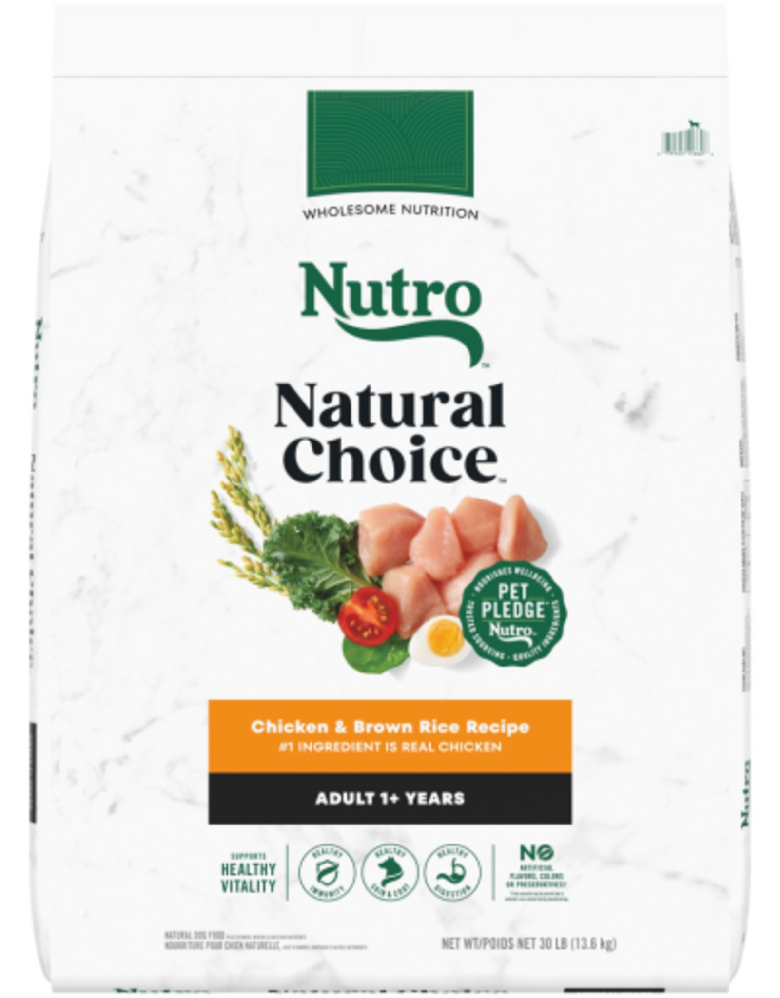 Nutro Nutro Natural Choice Adult Dry Dog Food Chicken & Brown Rice - 30 lb
