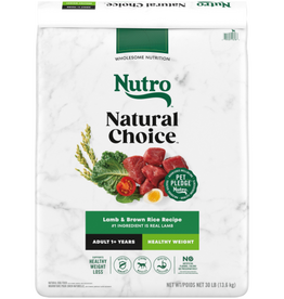 Nutro Nutro Natural Choice Adult Healthy Weight Dry Dog Food Lamb & Brown Rice - 30 lb