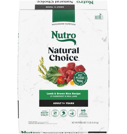 Nutro Nutro Natural Choice Adult Dry Dog Food Lamb & Brown Rice - 12 lb