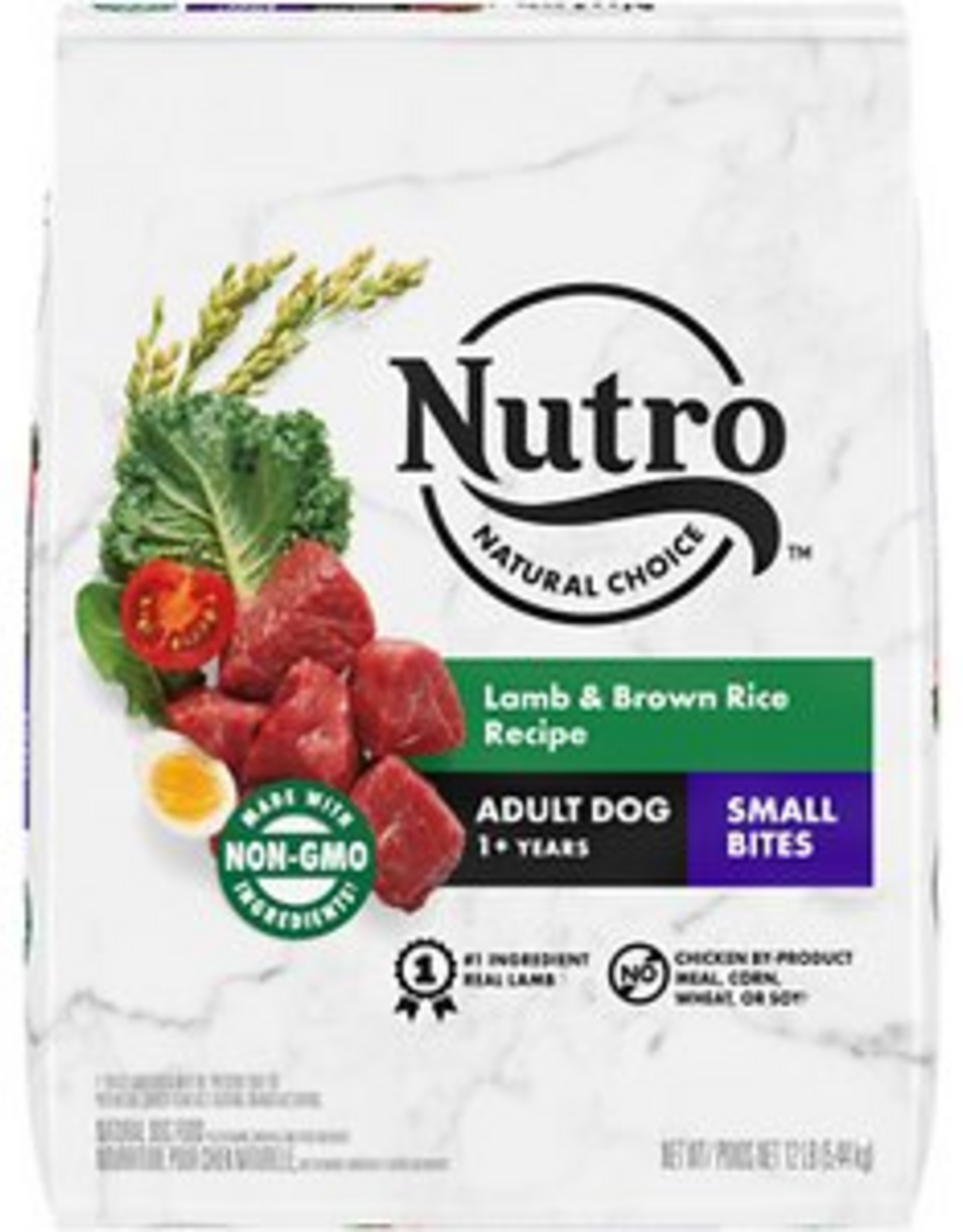 Nutro Nutro Natural Choice Adult Small Bites Dry Dog Food Lamb & Brown Rice - 12 lb
