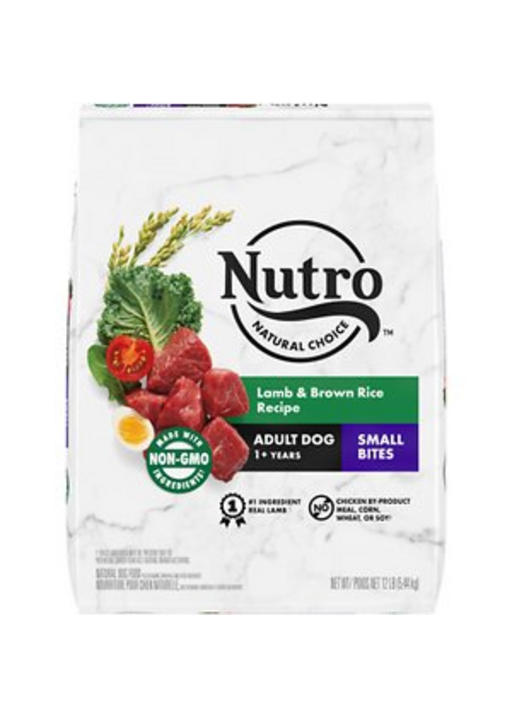 Nutro Nutro Natural Choice Adult Small Bites Dry Dog Food Lamb & Brown Rice - 12 lb