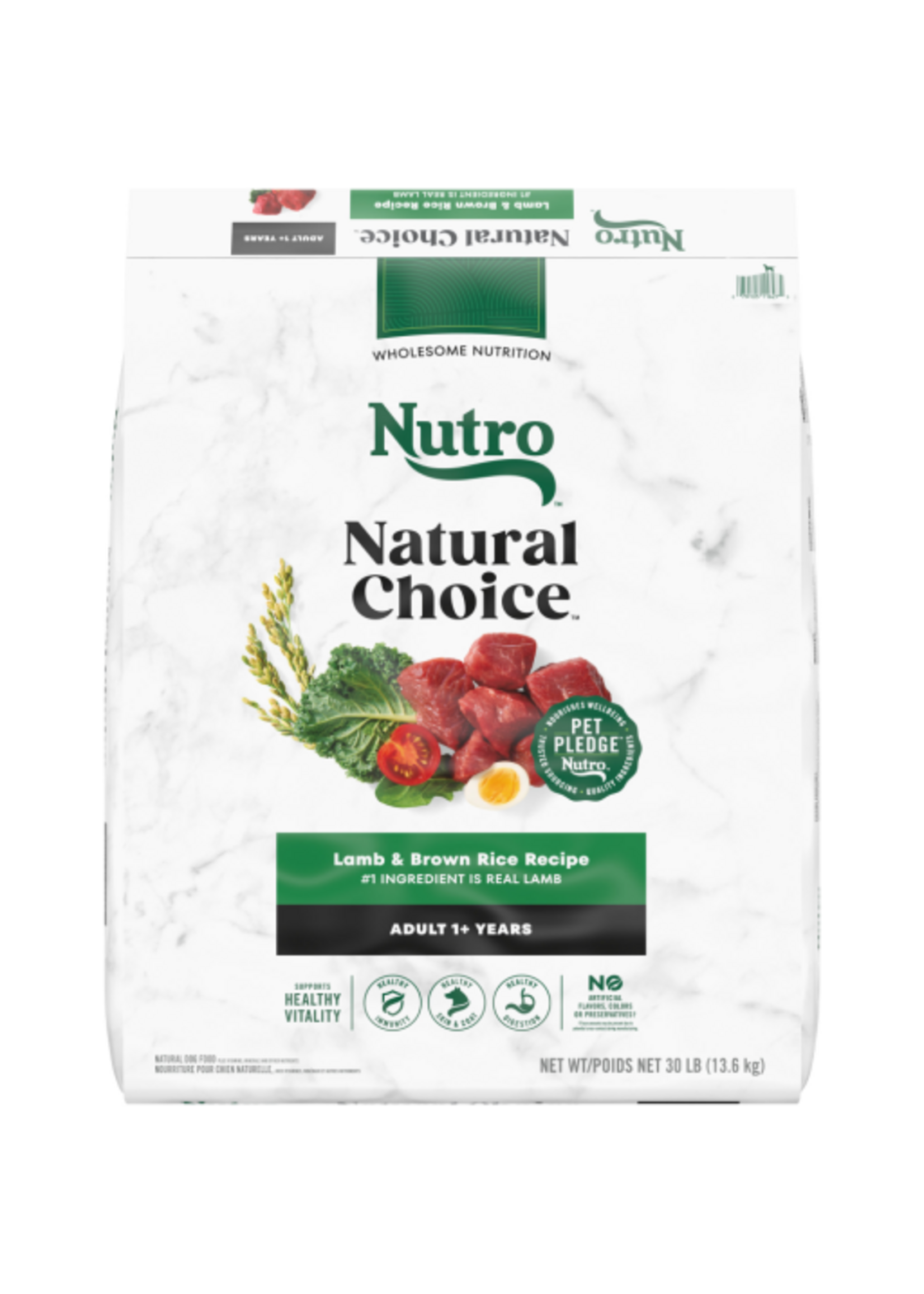 Nutro Nutro Natural Choice Adult Dry Dog Food Lamb & Brown Rice - 30 lb