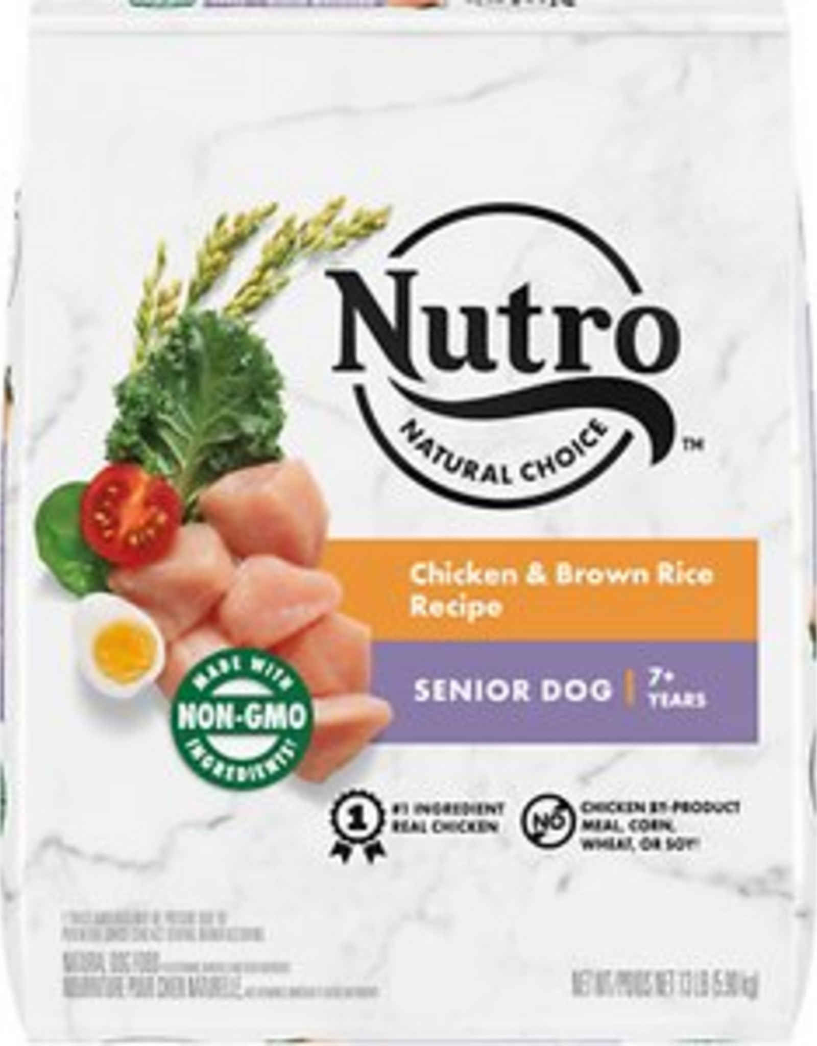 Nutro Nutro Natural Choice Senior Dry Dog Food Chicken & Brown Rice - 13 lb