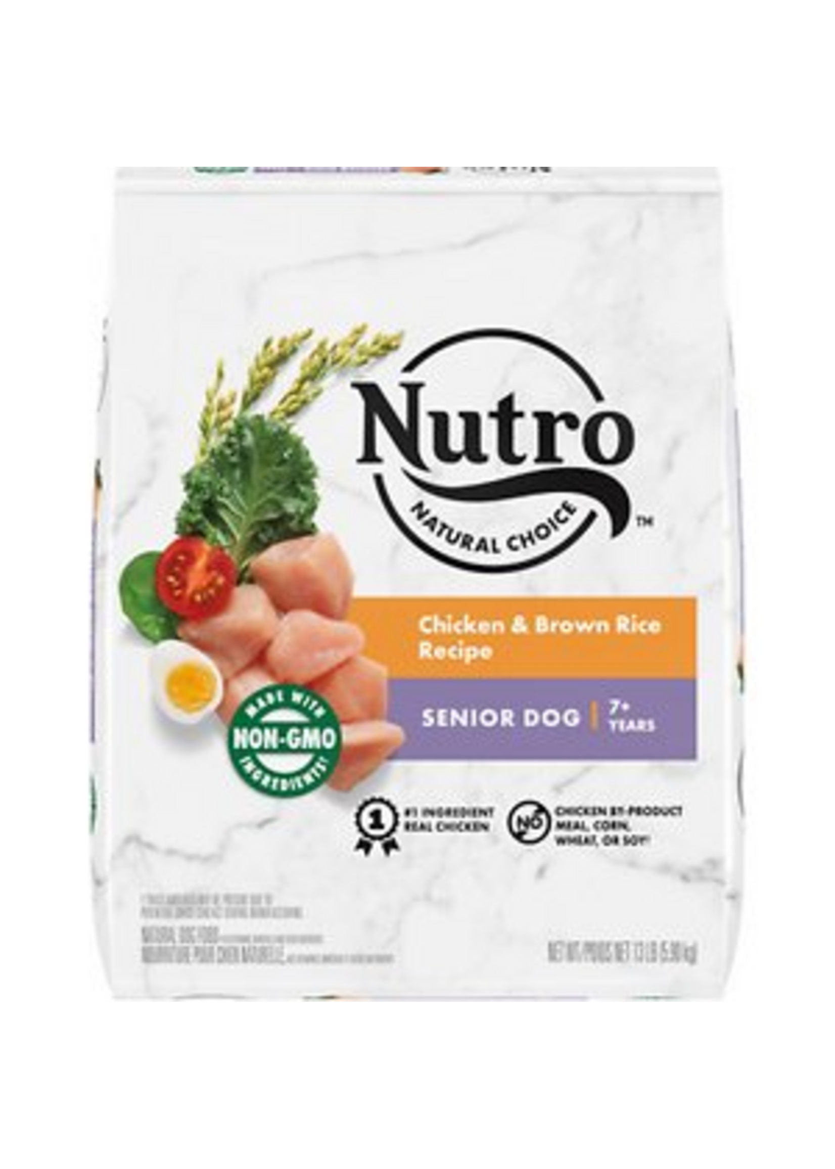 Nutro Nutro Natural Choice Senior Dry Dog Food Chicken & Brown Rice - 13 lb